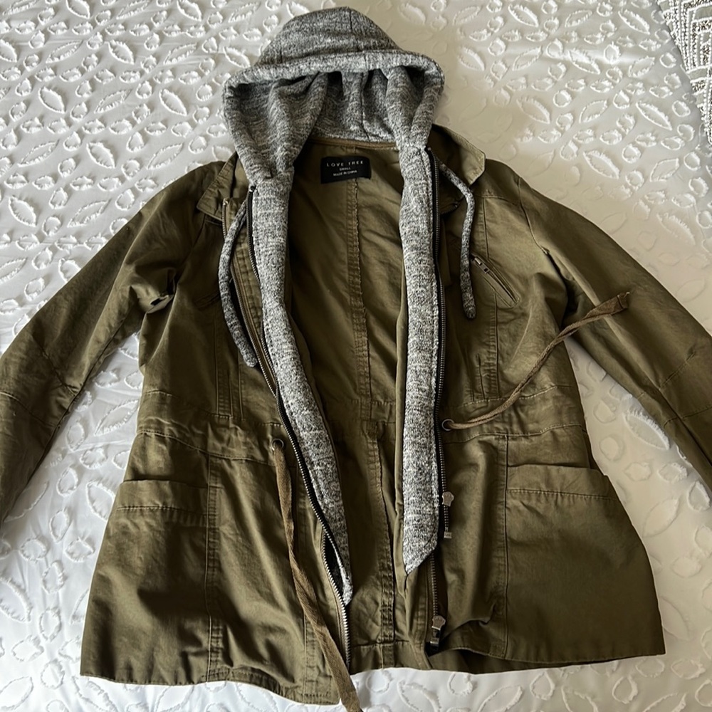 Love Tree Army Cargo Jacket